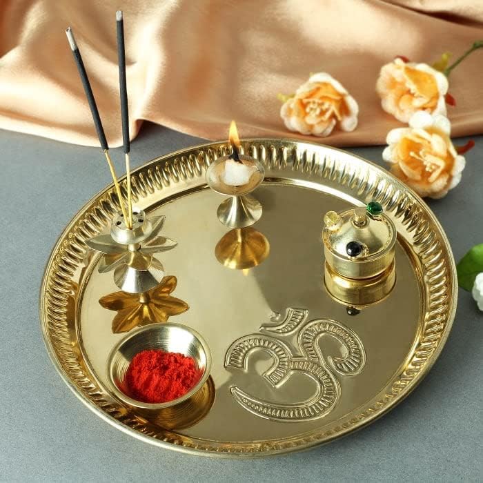Brass Om Pooja - Hình 2