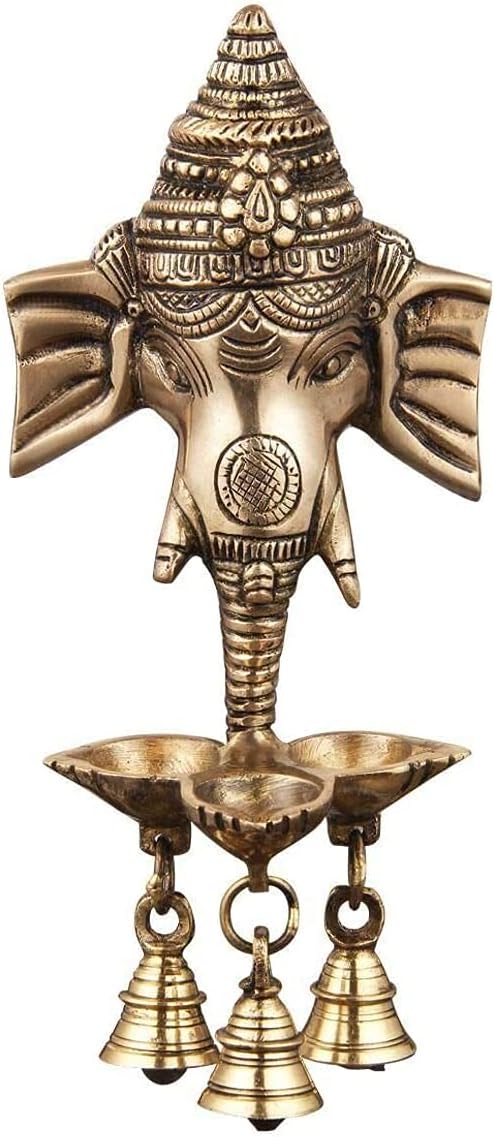 Brass Ganesha Wall - Hình 2